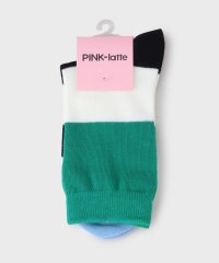 PINK-latte/ピンク ラテ PINK－latte おしゃれ配色ショート丈ソックス/506035069