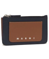 MARNI/マルニ カードケース 定期入れ ブラウン ブルー メンズ MARNI PFMI0080U0 LV520 ZO719/506035410