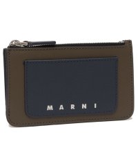 MARNI/マルニ カードケース 定期入れ ブルー グリーン メンズ MARNI PFMI0080U0 LV520 ZO720/506035411