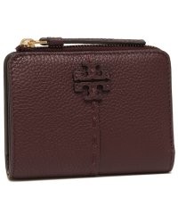 TORY BURCH/トリーバーチ 二つ折り財布 マックグロー ミニ財布 ワインレッド レディース TORY BURCH 148751 500/506035417