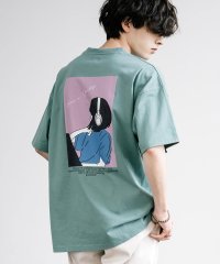 Rocky Monroe/Tシャツ 半袖 バックプリント メンズ レディース カットソー グラフィック オーバーサイズ ビッグシルエット シンプル キレイめ カジュアル ストリート リラ/506035473