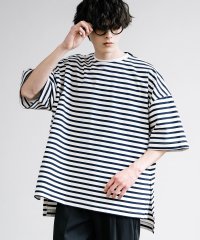 Rocky Monroe/Tシャツ ボーダー 半袖 カットソー メンズ レディース ビッグシルエット オーバーサイズ ゆったり ルーズ ワイド ボックスシルエット カジュアル シンプル /506035474