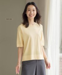 J.PRESS LADIES（LARGE SIZE）/【洗える】レーヨンエリートストレッチ 編み柄 ニット/506035517