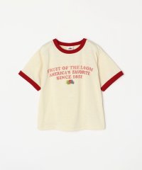 SHIPS any WOMEN/FRUIT OF THE LOOM：リンガーネック 半袖 Tシャツ<KIDS>/506035729