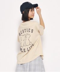 PINK-latte/【接触冷感機能付き】クマちゃんTシャツ/506035743