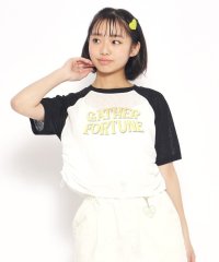 PINK-latte/【2点SET】シアーラグランTシャツSET/506035748