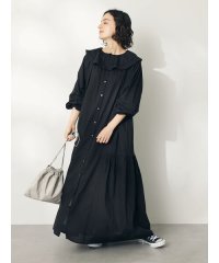 CRAFT STANDARD BOUTIQUE/インド綿フリル衿ワンピース/506035767