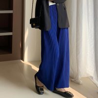 maison de LATIR/メゾンドラティール maison de LATIR 夏に大活躍！速乾生地！形状記憶上品ワイドプリーツパンツ。/501996993