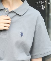 US POLO ASSN/トレンドのゆったりシルエット◎【U.S. POLO ASSN. / ユーエスポロアッスン】ワンポイント ロゴ ポロシャツ Tシャツ 半袖/505376070