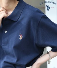 US POLO ASSN/ユーエスポロアッスン U.S. POLO ASSN. ワンポイント ロゴ ポロシャツ Tシャツ 半袖 ゆったり ユニセックス ゴルフ カットソー/505376070