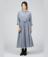 To b. by agnes b./WW13 ROBE ストライプベーシックシャツドレス/505815480