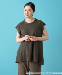 Leilian PLUS HOUSE/フレンチスリーブニットプルオーバー【LE TRICOT PERUGIA】/505968538