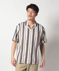  NOLLEY’S MEN/マルチストライプオープンカラーS/S/505978625