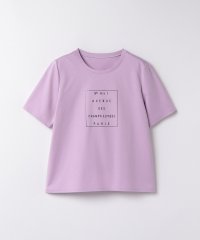 CARA　O　CRUZ/【接触冷感 洗える】ロゴTシャツ/505995325