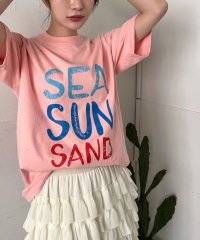 Jewelobe/ビッグカラーロゴオーバーサイズTシャツ/506000596