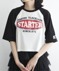 VENCE　EXCHANGE/STARTER BLACK LABEL スターターブラックレーベル ショートラグランTシャツ/506003302