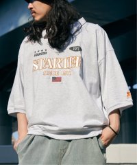 VENCE　EXCHANGE/STARTER BLACK LABEL スターターブラックレーベル ハーフジップTシャツ/506003307