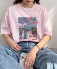 fredy emue/シルケットPHOTO Tシャツ/506017115