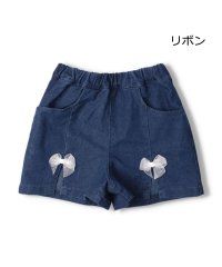 Crescent/【子供服】 crescent (クレセント) リボン・レースデニムショートパンツ 80cm～140cm N43116/506039320