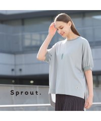 Liliane Burty/【Sprout.】リブ使い　プルオーバーコットンTシャツ［同素材アイテム有］/506039347