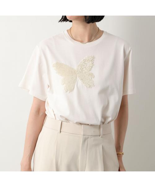 Tシャツ・カットソー Max Mara Biscuit viscose blend Adelio t-shirt Adelio viscose blend T-shirt MAX MARA - Nugnes1920
