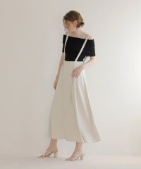 MIELI INVARIANT/Asymmetry Strap Flare Skirt/506039574