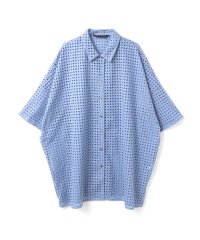 mizuiro ind/mizuiro ind レースワイドシャツチュニック/506040033