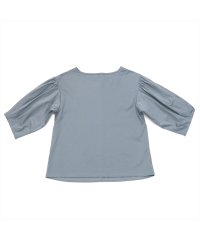 TOKYO SHIRTS/トーキョーシャツ TOKYO SHIRTS 袖ボリュームタックギャザー 七分袖カットソーブラウス/506040532