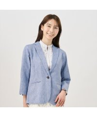 TOKYO SHIRTS/麻調 七分袖ジャケット/506040538