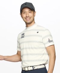 le coq sportif GOLF /【ストレッチフォーサー】ボーダー柄モックネックシャツ/505875749