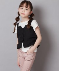 a.v.v(KID'S)/[140－150]【セットアップ対応】麻調キャミドッキングトップス/505890327