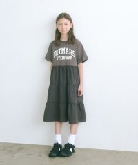 green label relaxing （Kids）/ティアード カレッジ ロゴ ワンピース 140cm－160cm/506015546