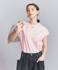 BEAUTY&YOUTH UNITED ARROWS/コットン ロゴプリント フレンチスリーブ Tシャツ/506026106