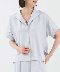 qualite/【セットアップ対応】リネンライクオープンカラーシャツ【予約】/506035573