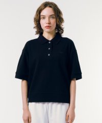 LACOSTE/ヘビーウェイト キモノスリーブ 鹿の子地ポロシャツ/506040799