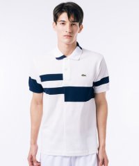 LACOSTE Mens/L.12.12.カラーブロック鹿の子 半袖ポロシャツ/506040800