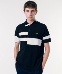 LACOSTE Mens/L.12.12.カラーブロック鹿の子 半袖ポロシャツ/506040800