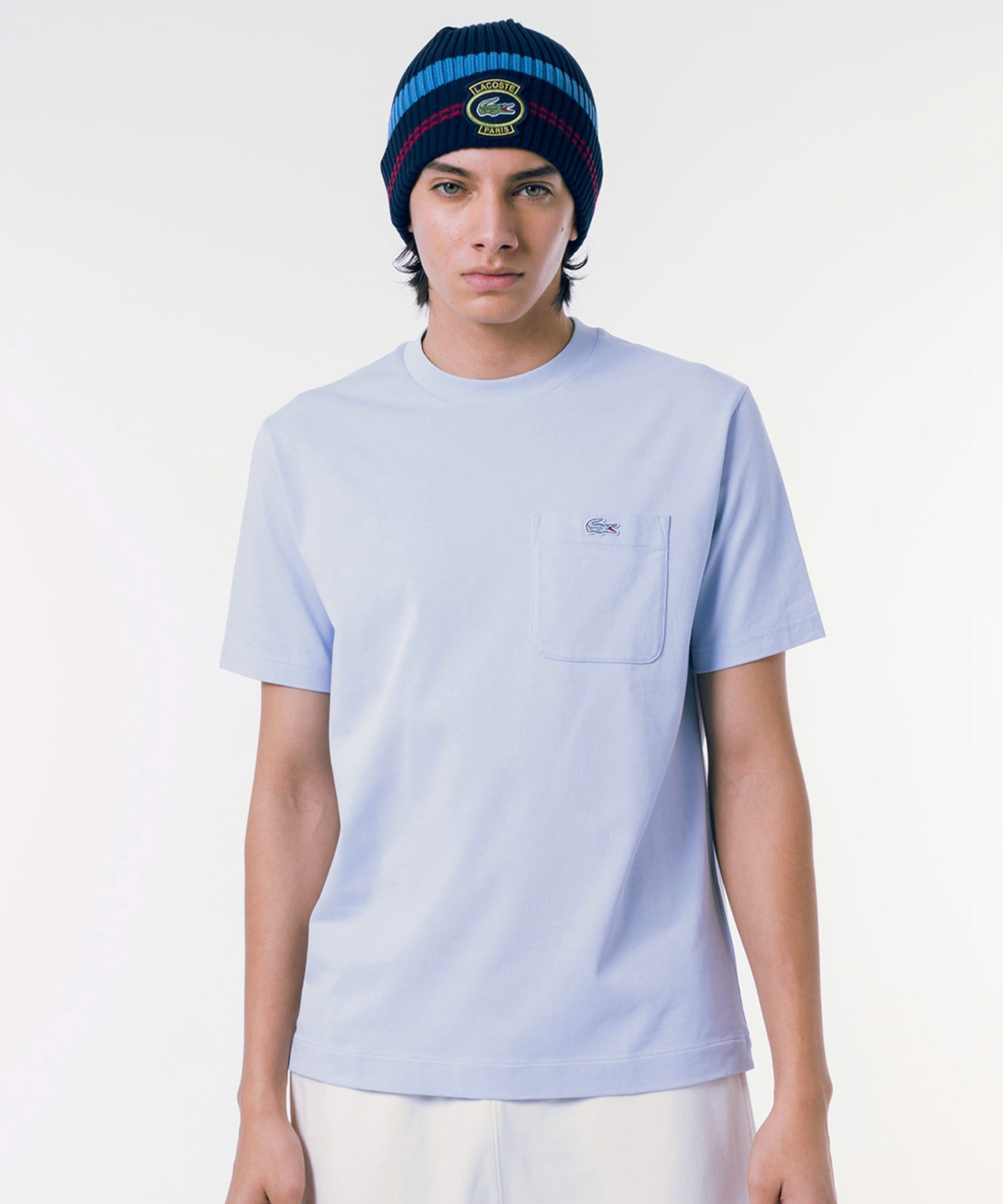 クーポン】ラコステ LACOSTE アウトラインクロックポケットT