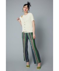 HeRIN.CYE/Sheer stripe knit pants/506040889