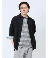 m.f.editorial/楊柳 カッタウェイ7分袖シャツ/506041327