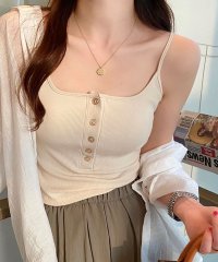 shoppinggo/ショッピングゴー shoppinggo キャミソール カップ付 キャミタンクトップ ブラ 白 黒 パット付 インナー 結婚式 見せブラトップ ブラカバー/506041385