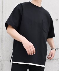 SHIPS any MEN/SHIPS any: ダンボール ニット スリット ポケット Tシャツ （セットアップ対応）◆/506041824