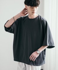 Rocky Monroe/接触冷感 ドルマン Tシャツ 半袖 ストレッチ メンズ レディース カットソー 無地 オーバーサイズ ビッグシルエット ワイド ルーズ リラックス ゆったり 清/506041833