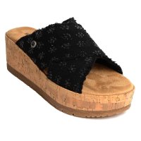 MINNETONKA/ミネトンカ MINNETONKA 厚底クロスベルトサンダル posey－563482－blu－ddnm/506041838