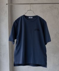 MAC HOUSE(women)/NAVY ネイビー 5分袖メッセージTシャツ 115426741/506042320