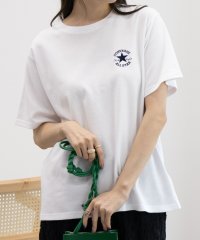 MAC HOUSE(women)/CONVERSE コンバース ポンチ素材 バック刺繍Tシャツ 4282－9804/506042324