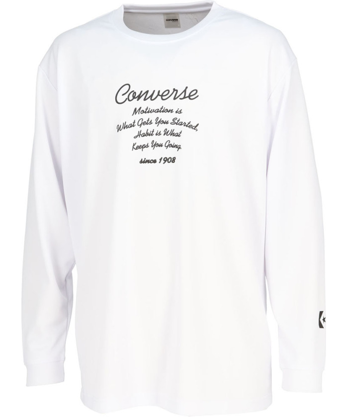 CONVERSE コンバース バスケット プリントロングスリーブシャツ T