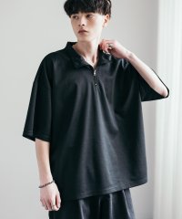 接触冷感 カットソー ハーフジップ 半袖 ストレッチ メンズ レディース Tシャツ 無地 オーバーサイズ ビッグシルエット ワイド ルーズ リラックス ゆったり