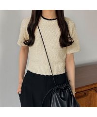 callautia/カラウティア callautia 配色サマーニット/506047663