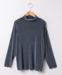 LAPINE ROUGE/ラピーヌ ルージュ LAPINE ROUGE 【大きいサイズ】【洗える】フロッキーチュール ハイネックプルオーバー/506032595